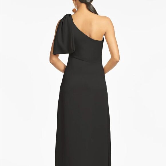 NWT Sachin & Babi Women's Chelsea One-Shoulder Crinkle Georgette
Gown - Picture 4 of 6